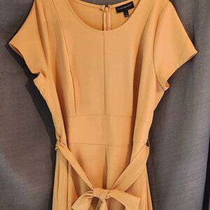 Lane Bryant High Low Dress in Mustard Yellow